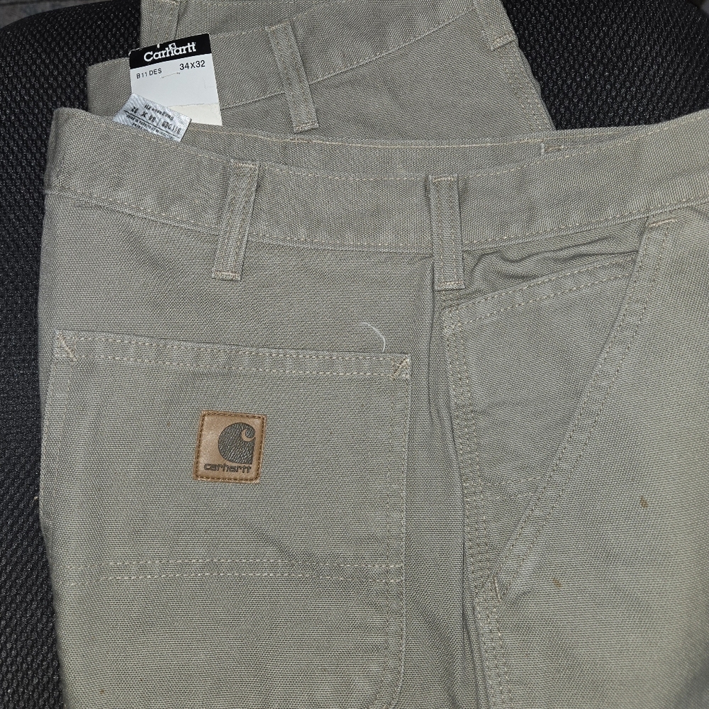 Carhartt Tan (Desert) Washed Duck Work Dungaree. New. Never Worn.